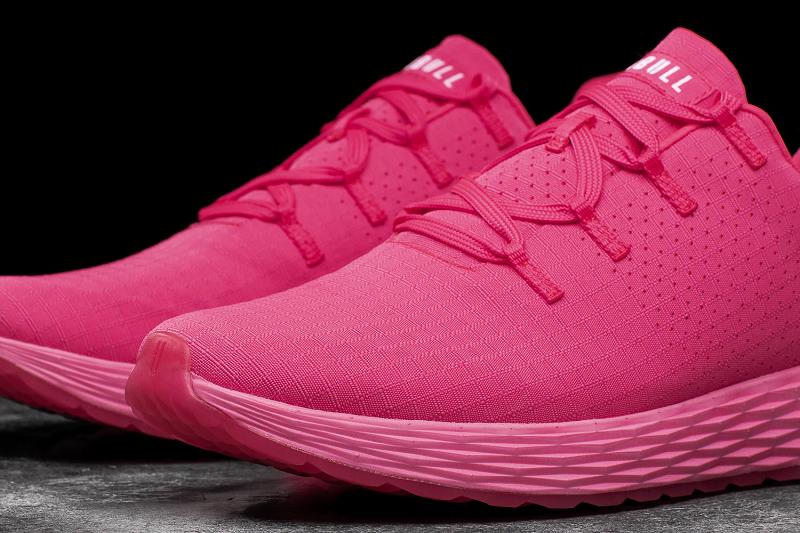 Women's Nobull Neon Ripstop Running Shoes Pink | SG F2768D